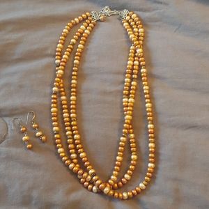 Necklace and earing set